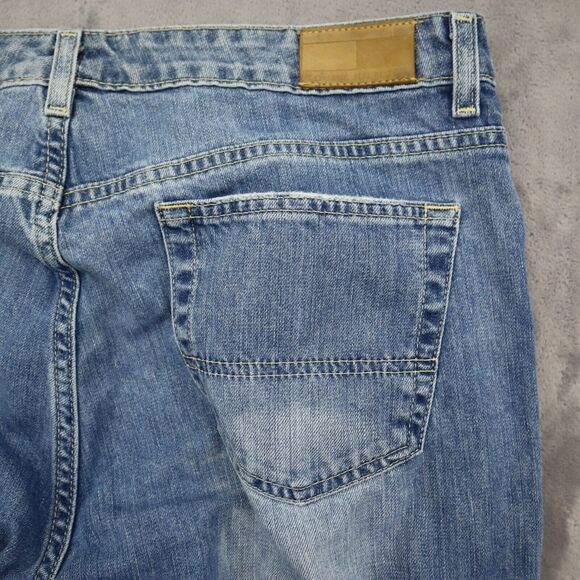 Tommy Hilfiger Pants Womens 16 Blue Bootcut High Rise Cotton Button Denim Jeans - Picture 9 of 16